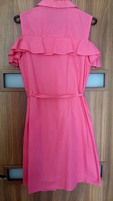 Ružové šaty s volánom, gate,m