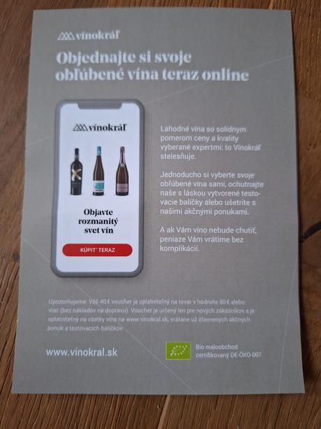 Voucher na víno, 