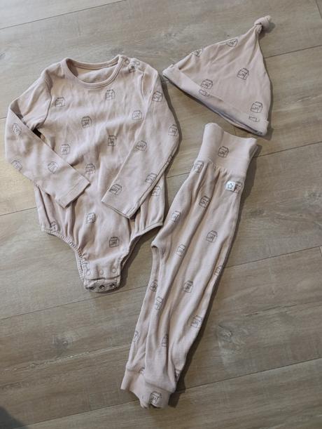 Súprava legíny body čiapka, f&f,92