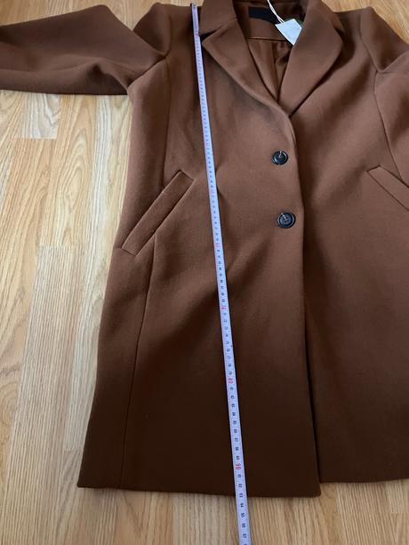 Hnedý kabát, c&a,xxl