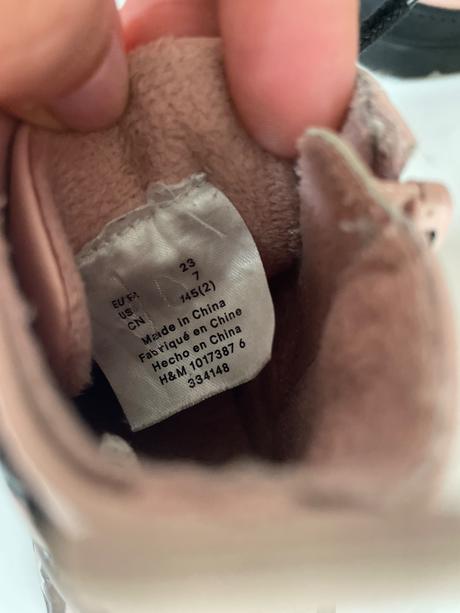 Zateplené topánky č.23, h&m,23