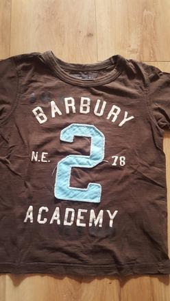 Hnedé tričko 4-6 rokov, h&m,110