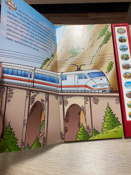 Dopravné prostriedky moja zvuková knižka leporelo,