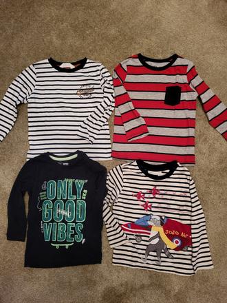 Tričko-dlhý rukáv, h&m,98