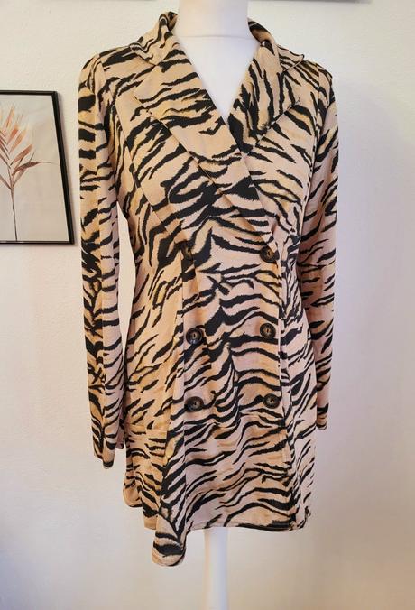 Hnedé šaty, tunika, xl