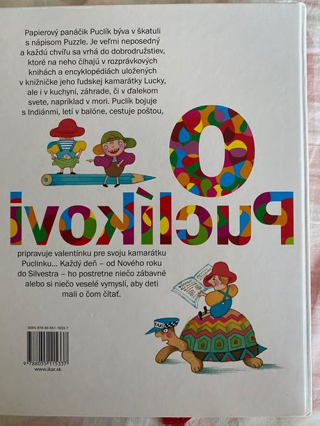 Kniha pre deti - o puclíkovi,