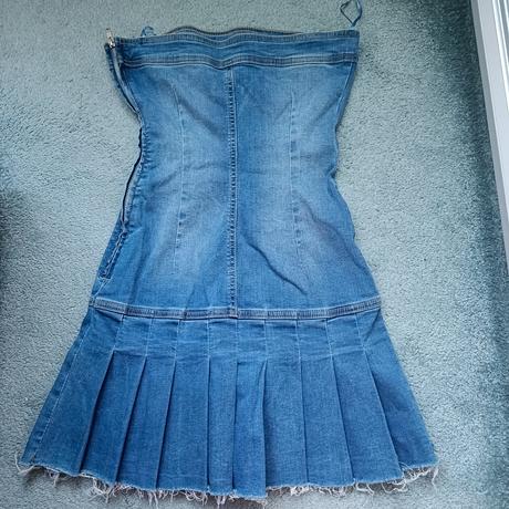 Riflové šaty, bershka,xs