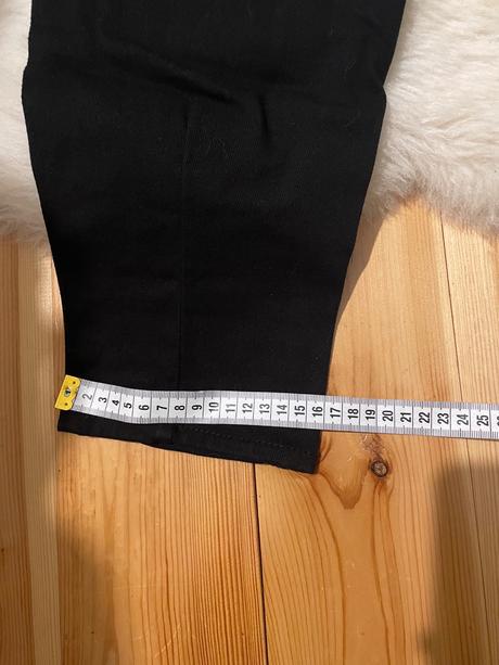 Cierne rifle s vysokym pasom, h&m,38