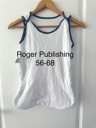 Biely bavlnený spací vak značky roger publishing, 