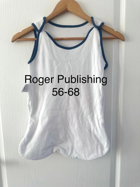 Biely bavlnený spací vak značky roger publishing, 