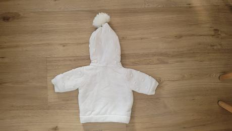 Teplý svetrík na zapínanie pre bábätká 0-3m, f&f,56