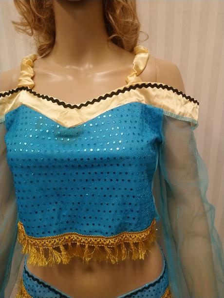 3 dielny orientálny kostým na brušný tanec, m,