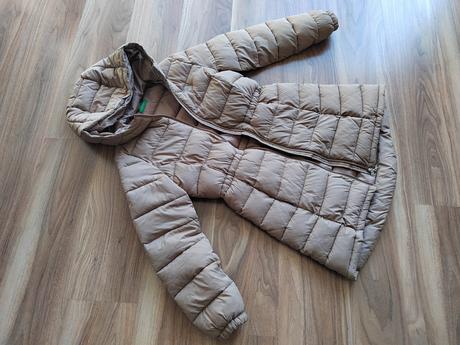 Dievčenská zimná bunda benetton veľ. 164/168, benetton,164