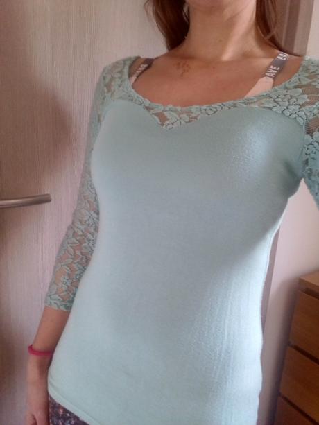 Jemné tričko, amisu,s