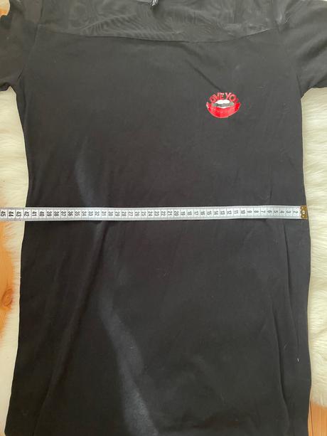 Čierne šaty s priehľadnými rukávmi, h&m