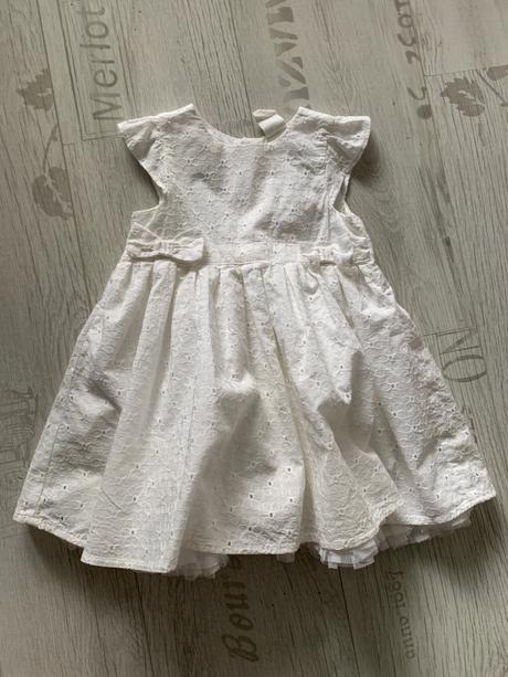3x letné biele šatičky, 68