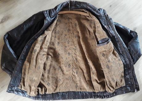 Kožená bunda xl retro, xl
