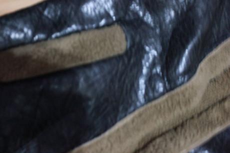 Zateplena hrejiva kozenkova bunda s kozusinou, m