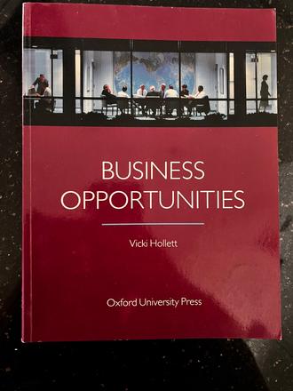 Business opportunity student book,