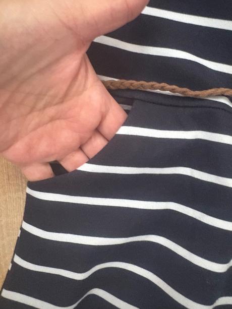 H&m prúžkované šaty 134/140, h&m,134