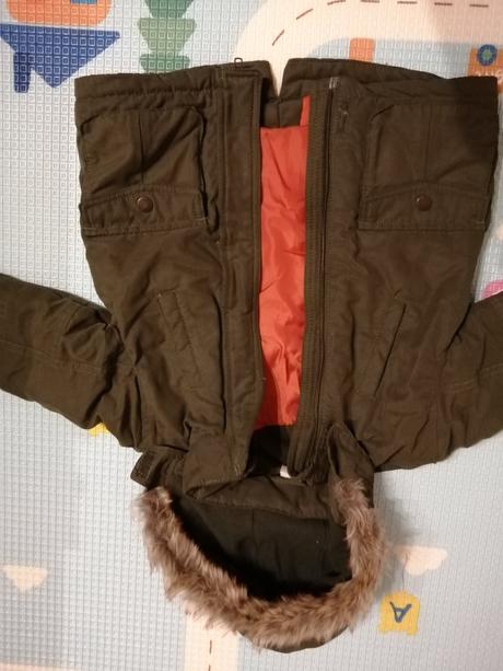 Takmer nenosena bundička, h&m,86
