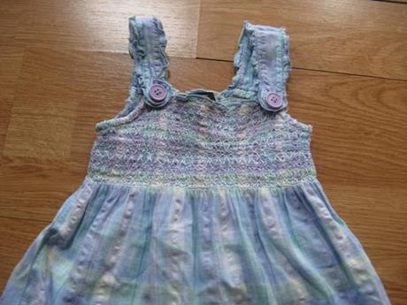 Modré šaty, george,92