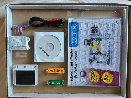 Elektronická stavebnica boffin 750, 