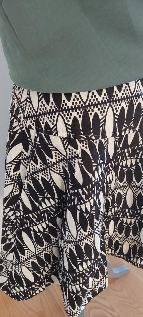 H&m ľanová sukňa, h&m,s