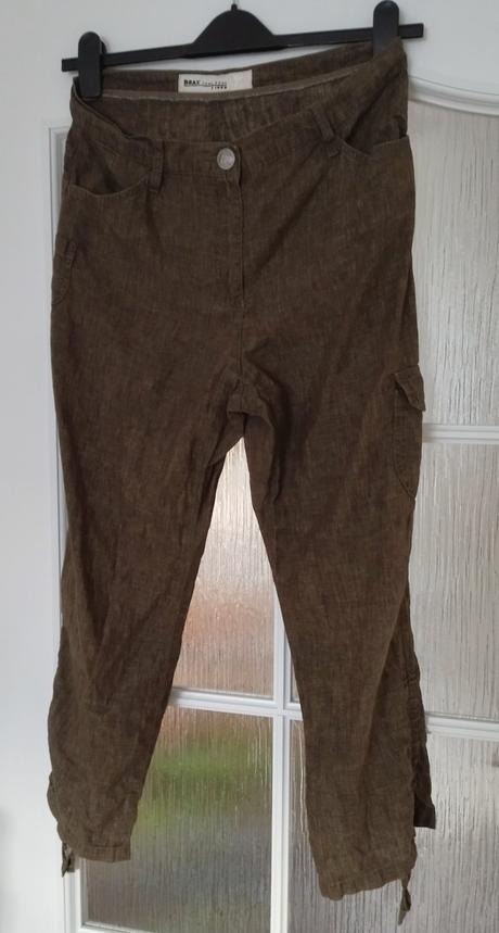 Ľanové nohavice, l