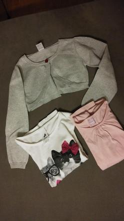 1x tričko + bolerko, palomino,122