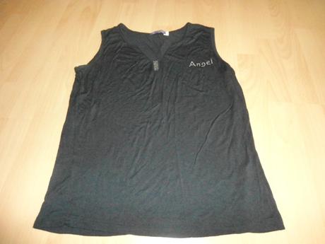 Čierne lahke letne tricko, l