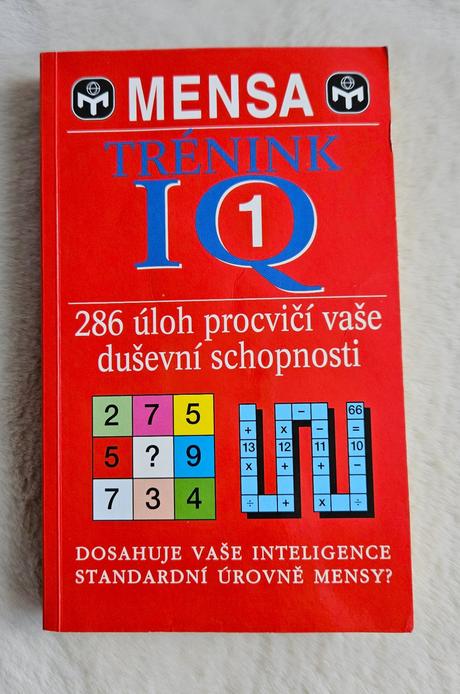 Kniha 'mensa, trénink iq 1', 286 úloh,