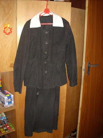Komplet - šaty + sako, 38