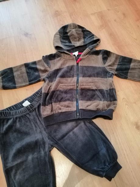 Semišová teplaková súprava 74, h&m,74