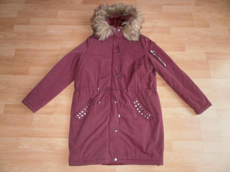 Hrubá bunda s kapucňou, gate,38
