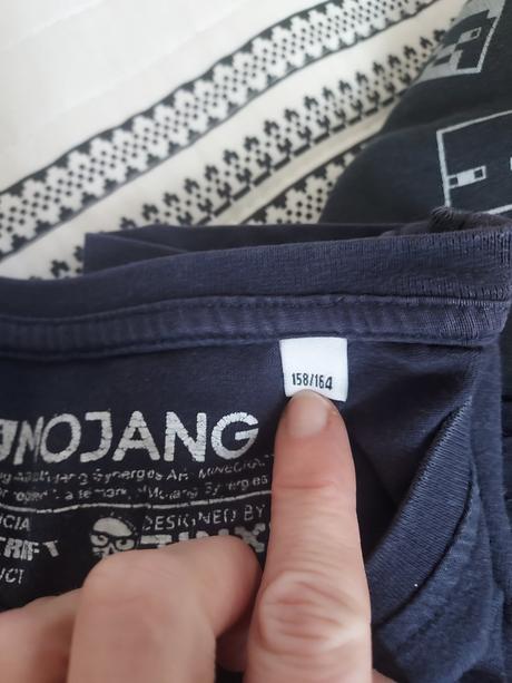 Minecraft tričká +mikina -vianočný set, 164