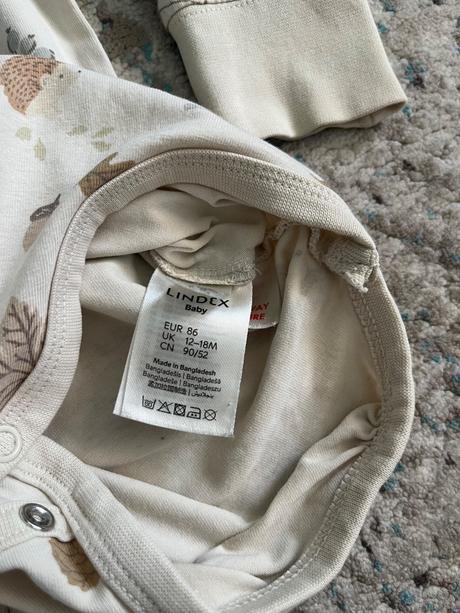 Rastúce body s dlhým rukávom vel.86, lindex,86