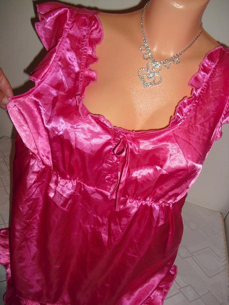 Romanticka satenova tunika, l