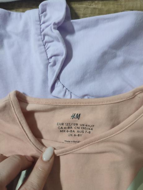Dievčenské tričká, h&m,122