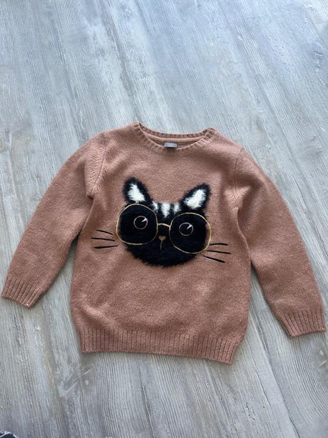 Pulover s mačkou, pepco,110