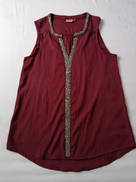 Bordová bluzka, only,38