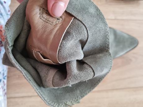 Sivé kožené prechodné čižmy, 36