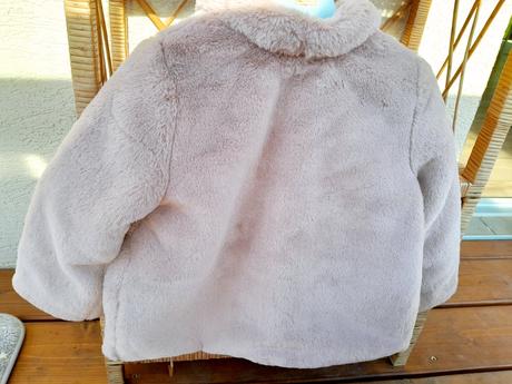 Zara kožušinový kabát, zara,98