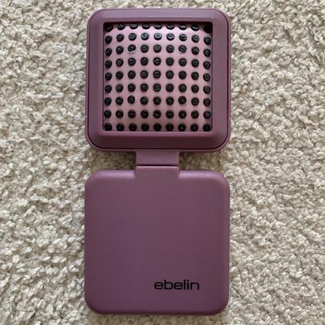 Ebelin sklápacia mini kefa na vlasy so zrkadlom, 