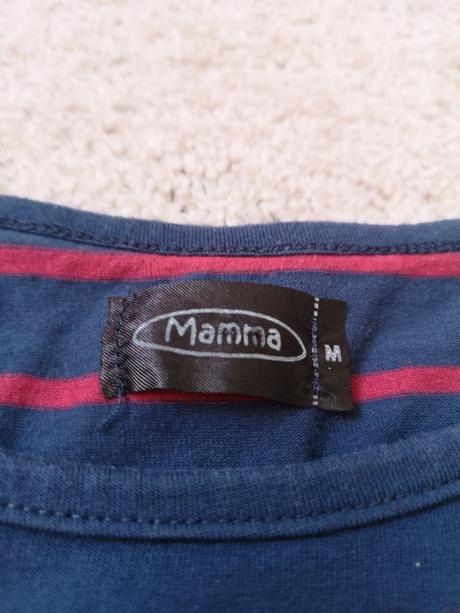 Pásikavé tehotenské šaty mamma, m