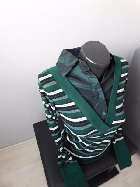 Dlhší košeľový sveter s/m, s