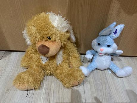 Plysaky zajko lenor a psik,