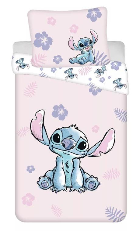 Detské obliečky 140x200 lilo a stitch pink, šírka (cm): 140,dĺžka (cm): 200