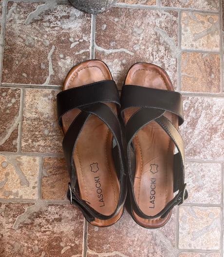 Dámske kožené sandále lasocki, lasocki,36