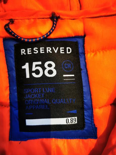 Zimna bunda, v. 158, reserved,158